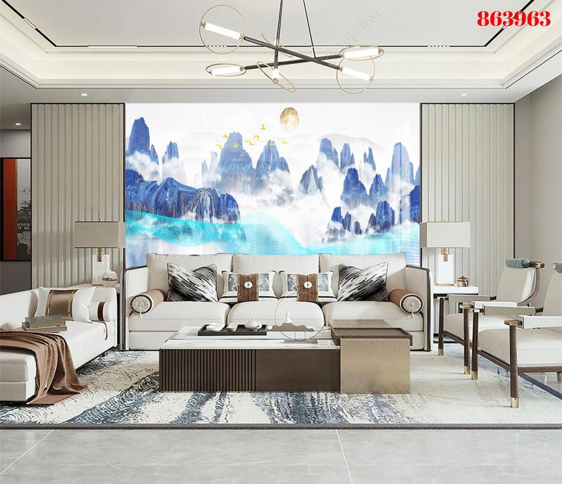 Tranh PVC Phủ Gương Cao Cấp Mã 863963