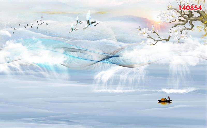 Tranh PVC Phủ Gương Cao Cấp 