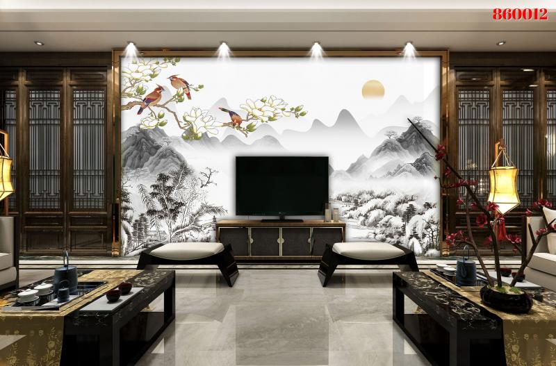 Tranh PVC Phủ Gương Cao Cấp 