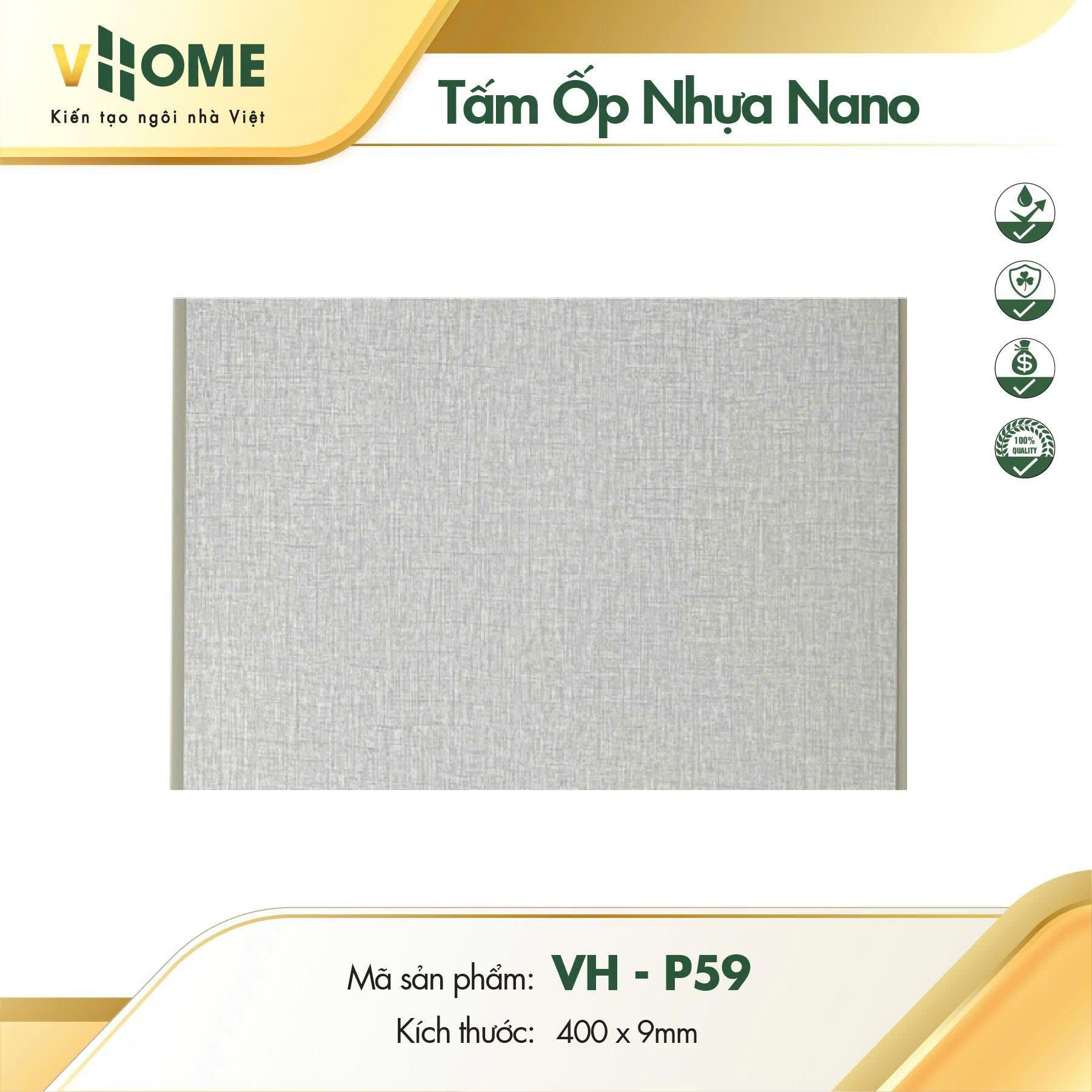 Tấm Ốp Tường Nano VH-P59